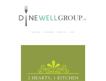 Tablet Screenshot of dinewellgroup.com